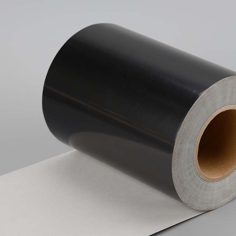 亮黑PVC/ 白底纸