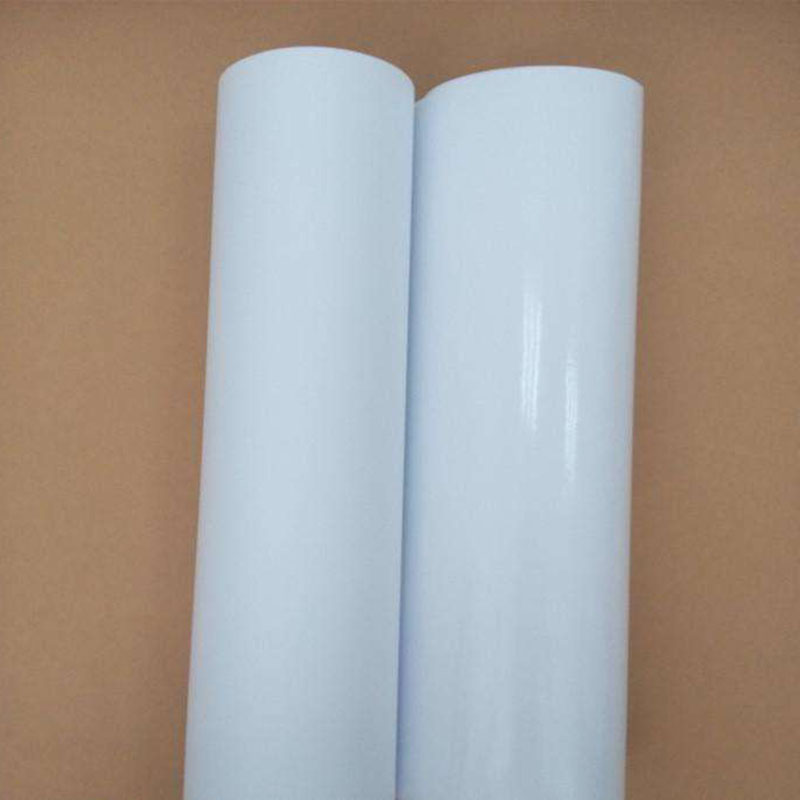 透明PVC/白底纸